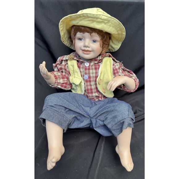 Duck House Heirloom Porcelain Tom Sawyer Doll Limited Rare Vintage - Picture 1 of 9